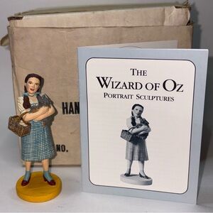 Franklin Mint Wizard of Oz Figurine Dorothy and Toto Vintage 1988 1.75”x3.75”
